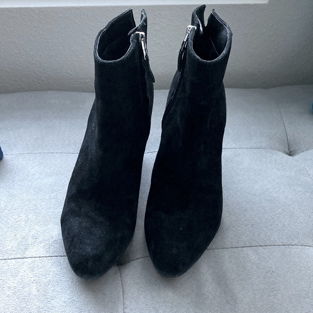 Black Suede ankle boots